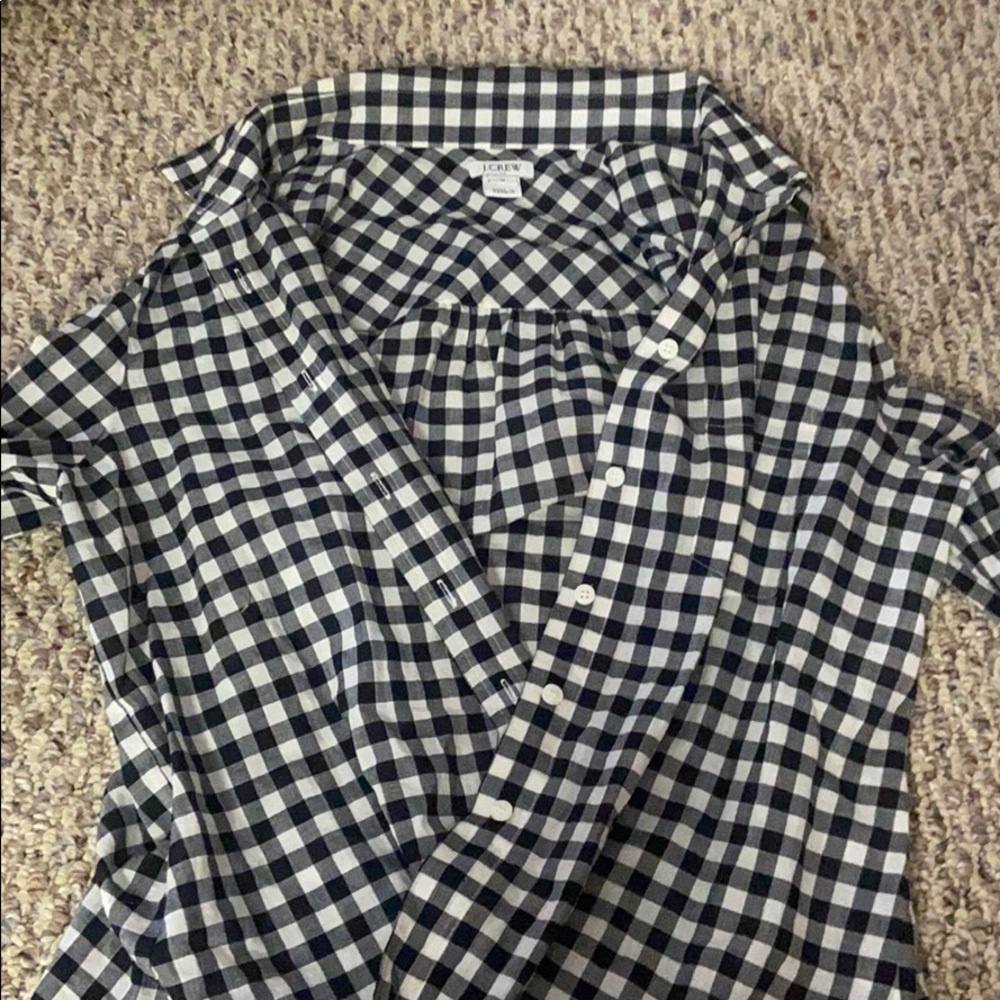 j crew tie flannel